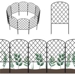 10 Pack Decorative Garden Fence 10ft(L) x 24in(H) Animal Barrier Rustproof